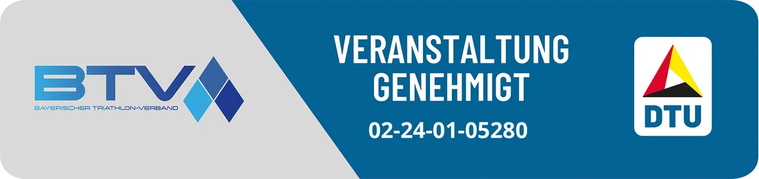 BTV Veranstaltung genehmigt, Genehmigungsnummer 02-24-01-05280, Deutsche Triathlon Union